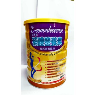 益康能補體營養素，高鈣配方，添加益生菌，全方位營養補充，900公克, 900g, 1個