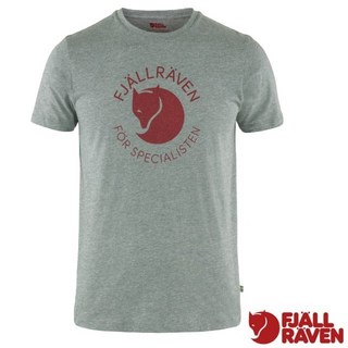 【Fjallraven 小狐狸】男圓領短袖排汗衣 Fox 運動T恤 休閒棉T 北極狐 - 舒適透氣，運動休閒皆宜