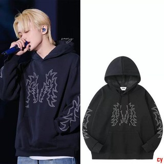 NCT DREAM 李馬克 MARK 同款印花連帽衫 寬鬆加絨男女衛衣