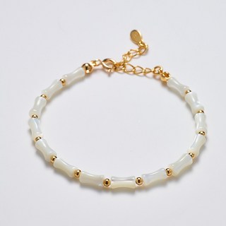 Sif 詩芙 925純銀手鍊 馬蹄螺貝殼 可調節簡約氣質輕奢小眾夏季新款女