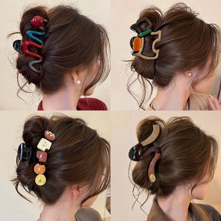 鲨魚夾 抓夾 髮夾 盤髮器 大號抓夾女 韓系髮夾 後腦勺盤發 夾子頭飾 旅行抓夾子 頭飾髮夾