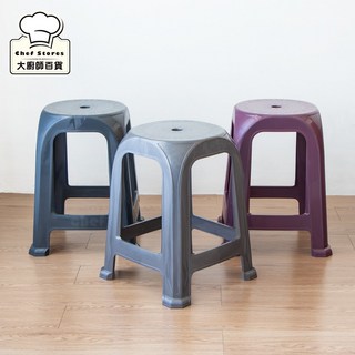 聯府 可疊放雕花塑膠椅, 綠色, 1個