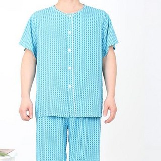 핑크존 레이온 반팔 잠옷세트 남성용