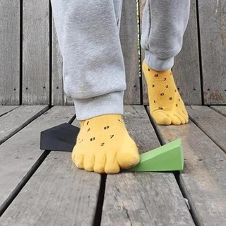 스쿼트 웨지 블록 미끄럼 방지 힐 엘리베이티드 슬랜트 보드 웨이트 리프팅 종아리 스트레칭 요가 발목 가동성 향상 홈 헬스장 장비 파란색 2027679, 03 Style A, 1개