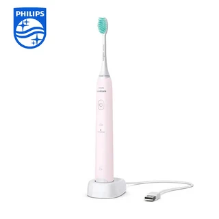 필립스 Sonicare HX2421 전동 칫솔 두 가지 모드 치아 부드러운 딥 클리닝 구강 관리 껌, 08 HX242104