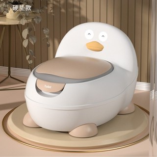 寶寶坐便墊 加高凳 腳踏墊 男女 座式, 座便器【PVC軟墊】藕粉色 企鵝