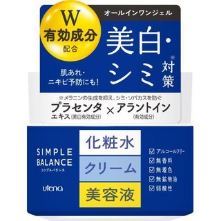 日本UTENA 佑天蘭 ALL IN ONE 膠原蛋白胎盤素抗皺面霜 化妝水 乳液 精華液, 1個, 新包裝