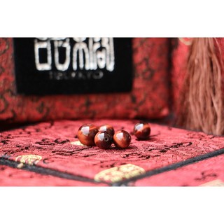 TIBUKKYO德榕藏品 純天然無染色虎眼石散珠 - 6/8/10mm 單顆零售 DIY手作水晶 (黃虎眼/紅虎眼石)