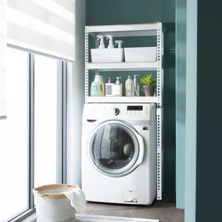 스피드랙 세탁기 건조기 수납 선반, 900x600, 1800_3단, 화이트, 1개