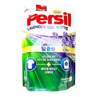 퍼실 딥클린 플러스 라벤더젤 액상세제 리필, 2L, 4개