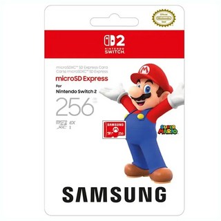SAMSUNG 三星 任天堂 Switch 2 microSD Express 記憶卡, 1個, 256GB