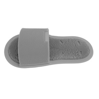 1pc 매직 발 세척 슬리퍼 만능 강모 미끄럼 방지 실리콘 엑스 폴리 에이 팅 마사지 욕실 청소 브러쉬, 01 250ML, 01 1 pc Gray, 1개, 1개입