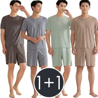 알피션 여름 잠옷 커플 냉감 파자마 1+1 홈웨어