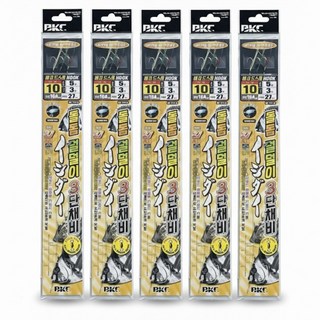 백경 돌돔 덜덜이 낚시 3단 채비 BK-117A, 5개, 1개입