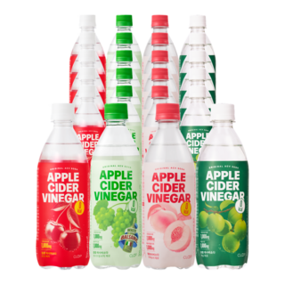 클룹 애사비소다 24개입 세트(체리+화이트발사믹+복숭아+매실)