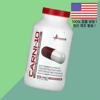 메타볼릭 뉴트리션 카르니 10 5000mg 240캡슐 625mg Metabolic Nutrition Carni 240 Capsules per Capsule, 1개