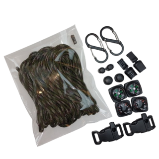 파라코드 라이트 그린 카모 4MM 커스텀 제작 종합 키트, 1세트