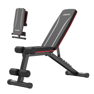 JOROTO 조절 가능한 덤벨 벤치 3in1 인클라인 덤벨 벤치 플랫 덤벨 벤치 디클라인 덤벨 벤치-검은색, 8단계, Black