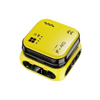 F40 휴대폰 쿨러 AI 냉각, 1개, 블랙+옐로우