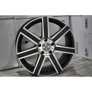 ERST 鋁圈 S-7 鑄造 18吋 5孔112 麗車坊, 平光黑車面, 1個