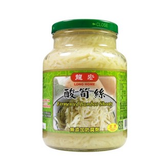 嚴選SHOP 龍宏 酸筍絲 560g 雲林特產 西螺名產 素食 高山竹筍, 1個, 龍宏-酸筍絲560g