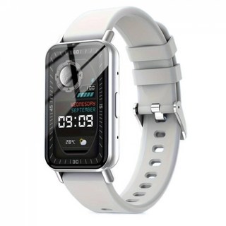 모던픽스마트워치 AI 연동 심박수와 혈압 혈중 산소수면 모니터링 멀티 아웃도어 스포츠 워치, 실버