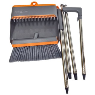 FAmILyLIFE 生活 免髒手自動除塵直立掃把2件組, YG-207-B, 1組