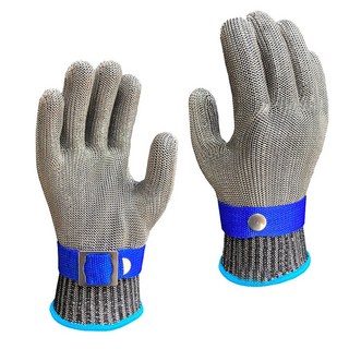 에이크 2세대 쇠그물장갑 손베임방지 A9등급 가공시 부상방지, 2개