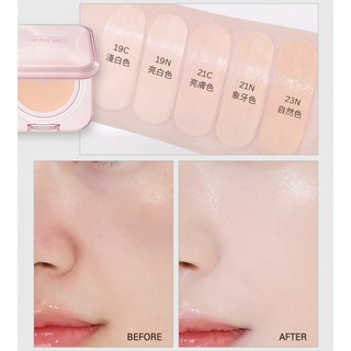 Clio 迷你氣墊 補妝氣墊 玫瑰精粹亮彩氣墊粉餅 極致持裝無暇氣墊粉餅 韓國代購, 1個, 迷你粉盒21N