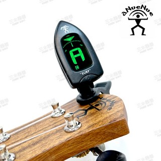 aNueNue SURF 夾式調音器 電子調音器 適用吉他 貝斯 烏克麗麗 曼陀鈴, 1個
