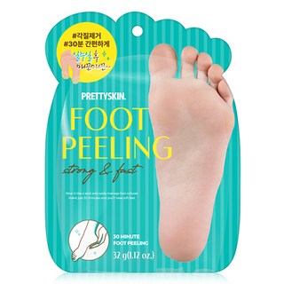 프리티스킨 스트롱 앤 패스트 굳은살 필링 풋마스크 40g, 1개, 2개입