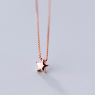 SUMMER韓 925純銀 迷你星星項鏈