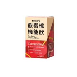 Betery 酸櫻桃機能飲, 1個, 酸櫻桃機能飲(9入/盒)
