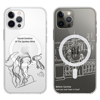 갤럭시S23 시리즈 영화 커플 투명 맥세이프 케이스