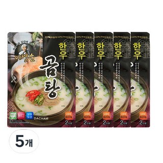 한우뼈와 물만 넣고 고운 이영순 한우곰탕 600g, 5개
