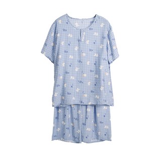 폭스 풍경인견 반팔 투버튼 잠옷세트 E4 남주니어