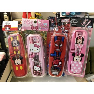 首爾媽【現貨隔日到】韓國304學習餐具(米奇 / Hello kitty / 蜘蛛人 / 米妮) 不鏽鋼學習筷 練習, 1個, 鋼鐵人-現貨
