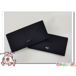 Smile Fish Shop 台灣設計 帆布尼龍 男用兩折長夾