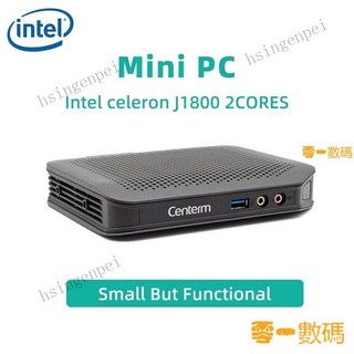 intel J1800微型桌上型電腦，預裝CentOS/Ubuntu系統，低功耗迷你主機，千兆網路服務器 L4, 8GB RAM 256GB SSD, 8GB RAM 256GB SSD