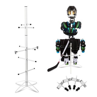 장비 행거 옷걸이 건조대 하키 보관대 보관 진열대 걸이 거치대, 스탠딩 보호 장비 랙 클립포함 2.75KG, 1개