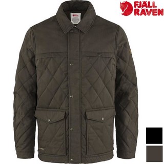 Fjallraven 北極狐 Ovik Wool Padded 男款 經典格菱紋羊毛保暖外套