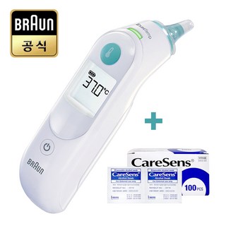 [정품] 브라운체온계 IRT-6030 + 소독용 알콜솜 100매, 1세트