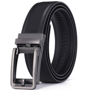 爆款白色自動扣頭男士真皮皮帶男時尚休閒褲腰帶高爾夫褲帶