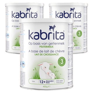 카브리타 산양 분유 3단계 네덜란드 버전, 3개, 400g