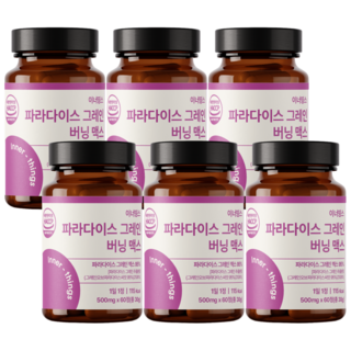 파라다이스 그레인 버닝 맥스 HACCP 인증, 6개, 60정