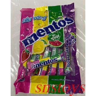 mentos 綜合水果軟糖 曼陀珠 水果軟糖 小條, 1個