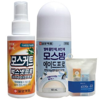 해외 여행용 모기기피제 2종 세트, 1세트, 176g