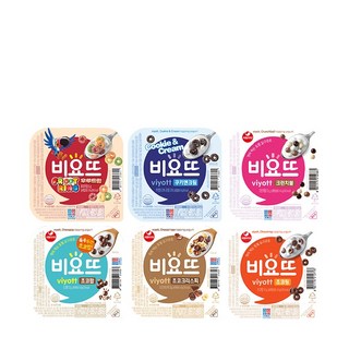 비요뜨 12개(크런치 4초코링 4쿠앤크4), 1세트, 1세트, 1개입