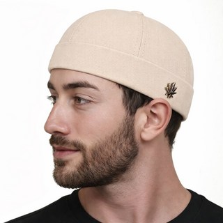 남녀공용 챙없는 와치캡 면 소재 사계절 카페 비니모자