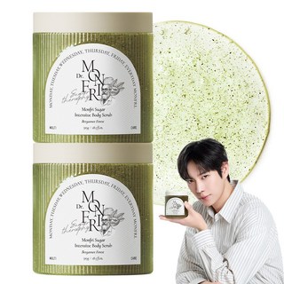 먼프리 대용량 저자극 티트리 어성초 바디스크럽 남배우 Pick 베르가못 포레스트향, 2개, 519g